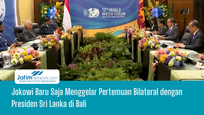 Jokowi Baru Saja Menggelar Pertemuan Bilateral dengan Presiden Sri Lanka di Bali