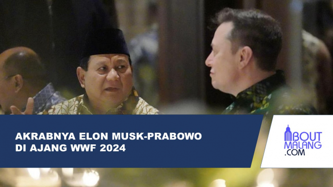 MOMEN KEHANGATAN PRABOWO DAN ELON MUSK DI SELA WWF KE-10 DI BALI