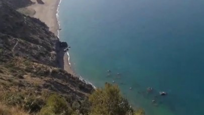 شاطئ أمتار من أجمل شواطئ المغرب باقليم شفشاون  ... A beach meters from the most beautiful beaches of Morocco in the Chefchaouen province