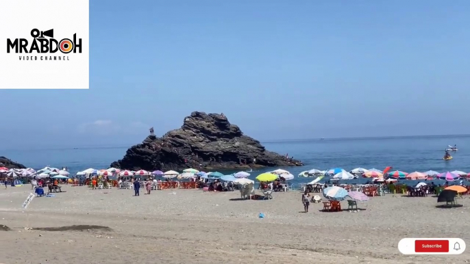 شاطئ تارغة من اجمل الشواطئ بالمغرب بإقليم شفشاون ... Targa Beach is one of the most beautiful beaches in Morocco in the Chefchaouen province