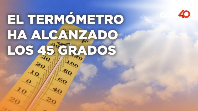 Las altas temperaturas han cobrado 4 vidas por golpe de calor, el termometro ha alcanzado 45 grados