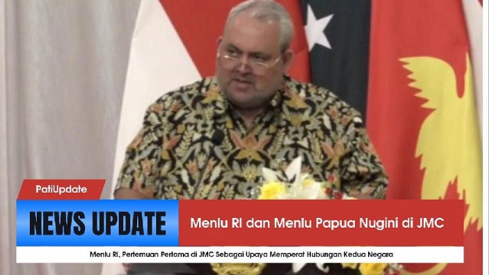 Bersejarah, Momen Pertemuan Menlu RI dan Papua Nugini pada Acara JMC di Papua