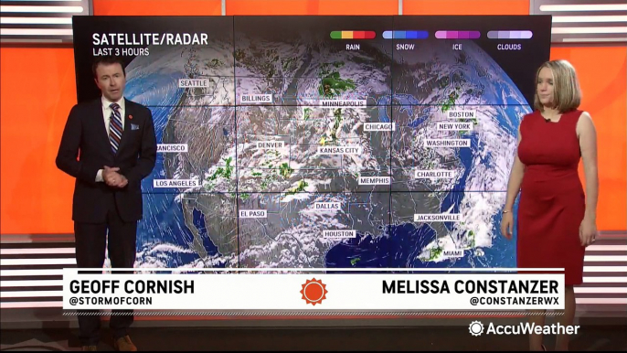 Thunderstorms in the Southeast fade as Wednesday night arrives