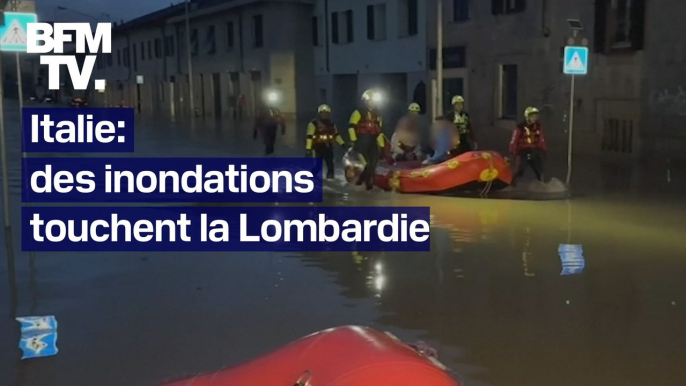 En Italie, de fortes précipitations provoquent des inondations, particulièrement en Lombardie