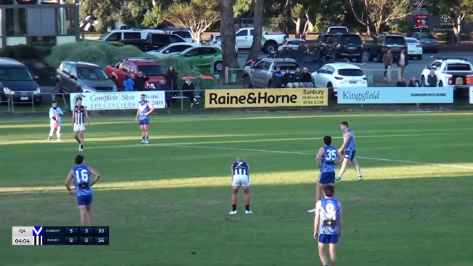 BFNL 2024 round 6: Sunbury v Darley last quarter goals