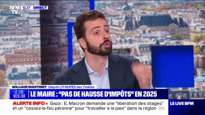 Pour William Martinet (LFI-Nupes), "les agences de notation et le gouvernement ont un objectif de chantage à la dette"