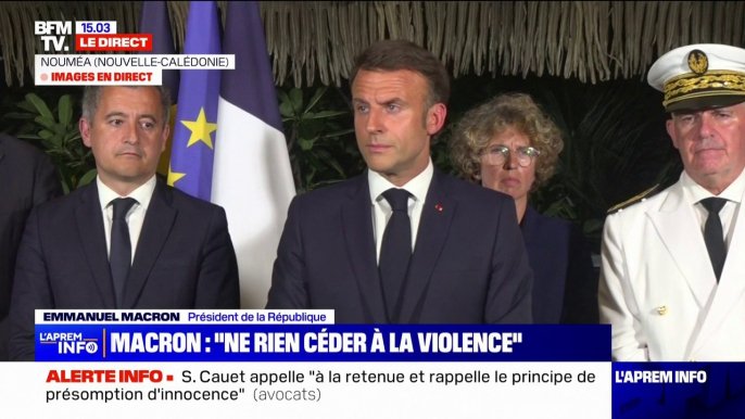 Nouvelle-Calédonie: "Nous allons reprendre pas à pas chaque quartier, chaque rond-point, chaque barrage", déclare Emmanuel Macron