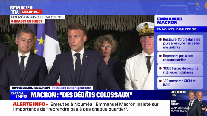 Nouvelle-Calédonie: "Les référendums (...) n'ont pas pacifié les choses", assure Emmanuel Macron