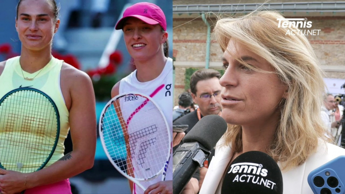 Tennis - Roland-Garros 2024 - Amélie Mauresmo et le tableau Dames : "Iga Świątek, Aryna Sabalenka... et Alizé Cornet"