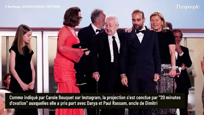 PHOTO Carole Bouquet : Sa petite-fille Darya "si fière" de son papa Dimitri Rassam, l'émotion en famille à Cannes