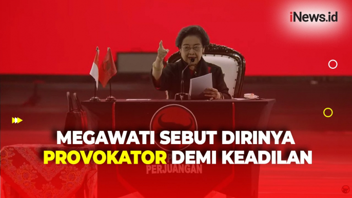 Pidato di Rakernas PDIP, Megawati: Saya Sekarang Provokator Demi Kebenaran dan Keadilan