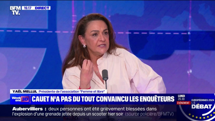 Selon Yaël Mellul , présidente de l'association "Femme et libre": "Les faits pour lesquels Cauet est mis en examen sont d'une exceptionnelle gravité"