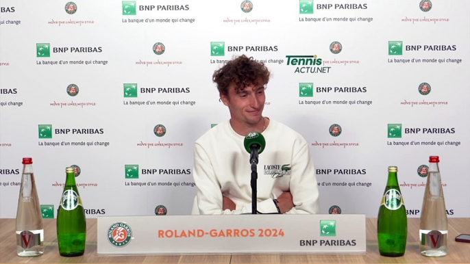 Tennis - Roland-Garros 2024 - Ugo Humbert : "Je me dis qu'un jour j'arriverai à bien jouer à Roland-Garros"