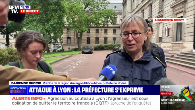 Attaque au couteau à Lyon: "Aucun pronostic vital n'est engagé", déclare la préfète Fabienne Buccio