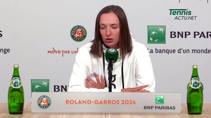 Tennis - Roland-Garros 2024 - Iga Swiatek : "I have never played against Naomi Osaka on clay"