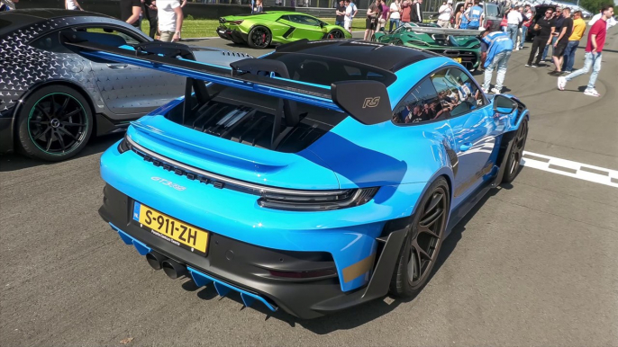 LOUD Porsche 992 GT3 RS with SOUL Race Exhaust - Accelerations, Revs & Crackles!