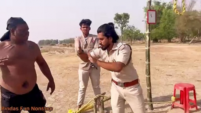 Jallad Police v_s Kaidi Part_7 New Funny Comedy Video __ By Bindas Fun Nonstop