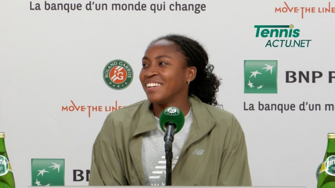 Tennis - Roland-Garros 2024 - Coco Gauff : "My TV is always on tennis !"