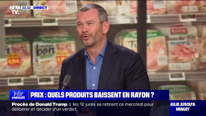 Thierry Cotillard (président du groupement Les Mousquetaires): "On assiste à des baisses très significatives sur certains produits"