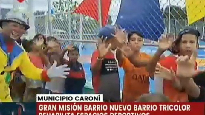 Bolívar | Gran Misión Barrio Nuevo Barrio Tricolor recupera espacios deportivos en el Mcpio. Caroní