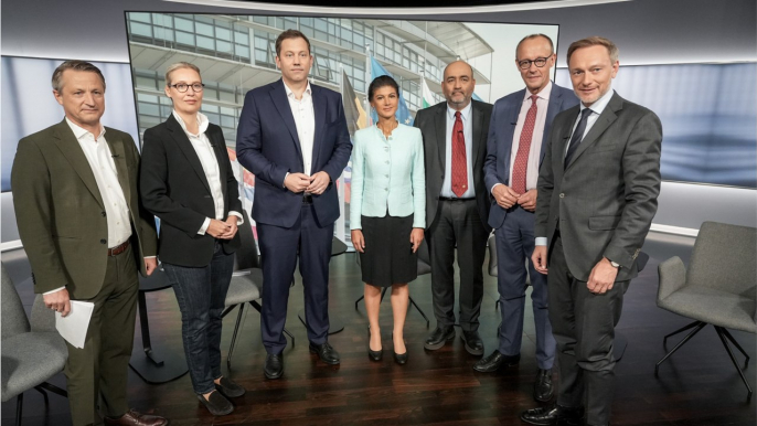 Großer Talk nach Europawahl: Alice Weidel (AfD) und Lars Klingbeil (SPD) liefern sich Wortgefecht