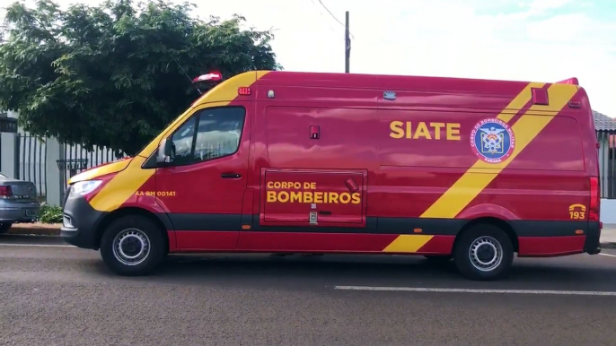 Idoso sofre fratura na perna após cair da escada no Bairro Neva