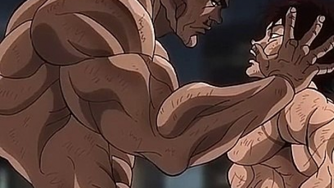 Baki faces off against Yujiro ｜Baki Hanma｜ #anime #animemoments #baki