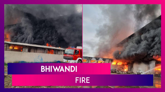 Bhiwandi Fire: Massive Blaze Breaks Out At A Factory In Saravali MIDC In Thane District