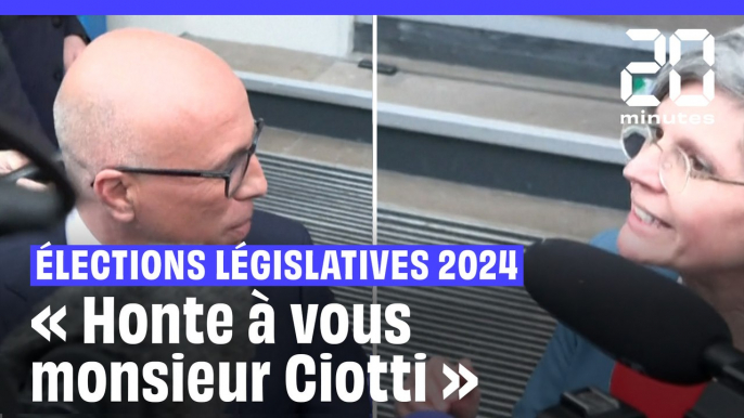 Élections Législatives 2024 : Eric Ciotti vivement interpellé par Sandrine Rousseau