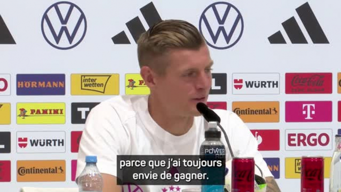 Allemagne - Kroos : "Finir sur une victoire en Ligue des champions et à l'Euro, ce serait un peu trop parfait..."