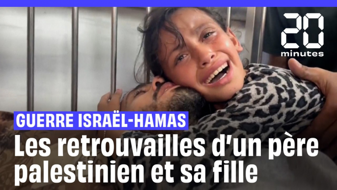 Guerre Israël-Hamas : Une fillette retrouve son père, libéré d'une prison israélienne à Beit Lahia