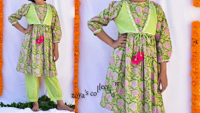 Stylish Lawn Dresses Designs For Little Baby Girl ||Comfortable Lawn Dress Designs For 7 To 10 Year Girls