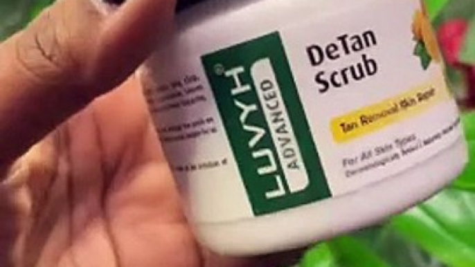 ✨ Luvyh DeTan Scrub for Reduces Tanning & Pigmentation