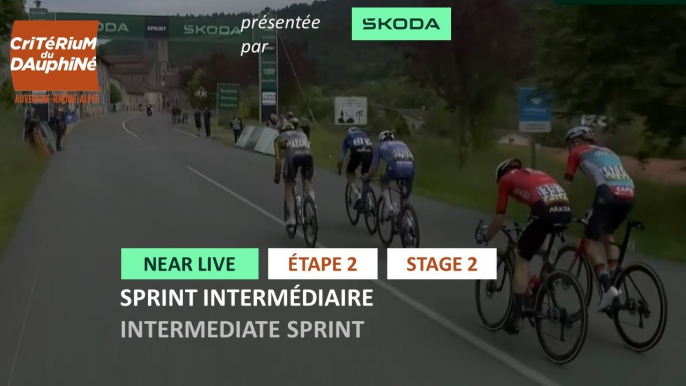 Intermediate Sprint - Stage 2 - Critérium du Dauphiné 2024
