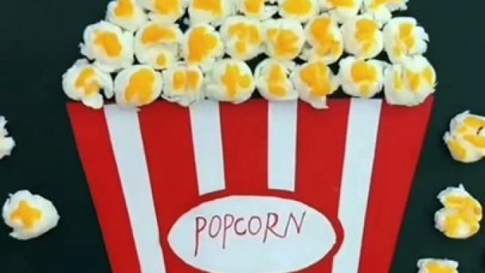 Beautiful paper popcorn   craft ideas for kids craft # popcorn # paper craft ideas # unique craft ideas # creative craft work # beautiful art work #Instagram #instgram