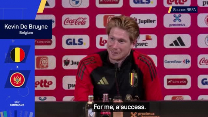 De Bruyne calls Belgium career a 'success'