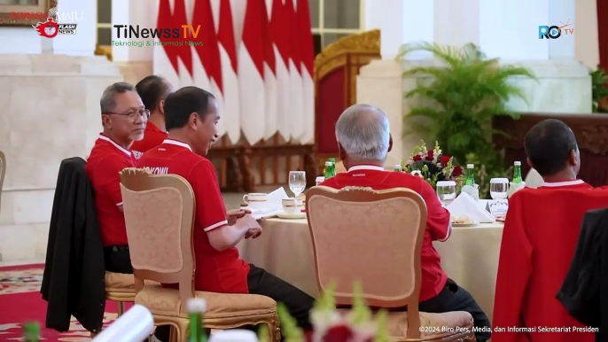 Presiden Jokowi Saksikan Pertandingan Indonesia VS Uzbekistan, Istana Negara, 29 April 2024