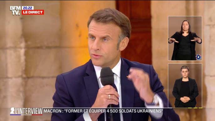 "La limite est fixée par ce que font les Russes", répond Emmanuel Macron sur l'utilisation des armes françaises par les Ukrainiens en Russie