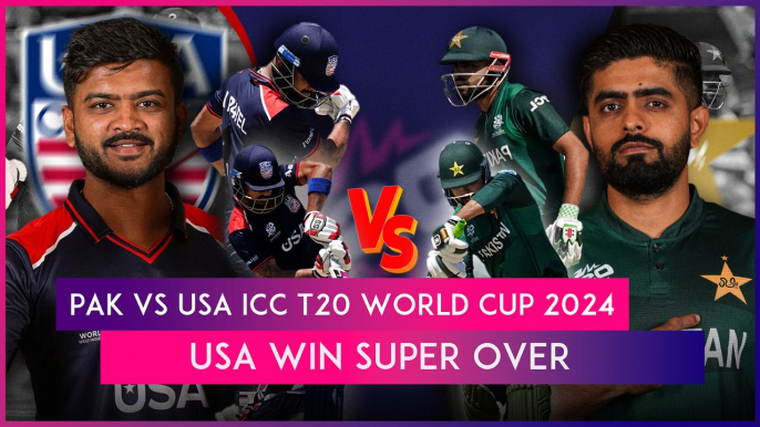 PAK vs USA ICC T20 World Cup 2024 Stat Highlights: USA Stun Pakistan In Super Over