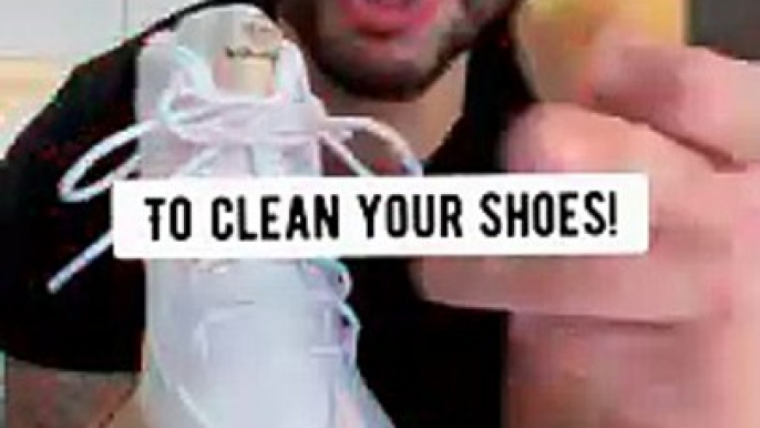 Shoe Cleaning Hacks!   Save your money and clean your shoes naturally..  .....#lifehacks #diy #howto #shoes #cleaning #cleaningtips #tipsandtricks #lifestyle #fashion