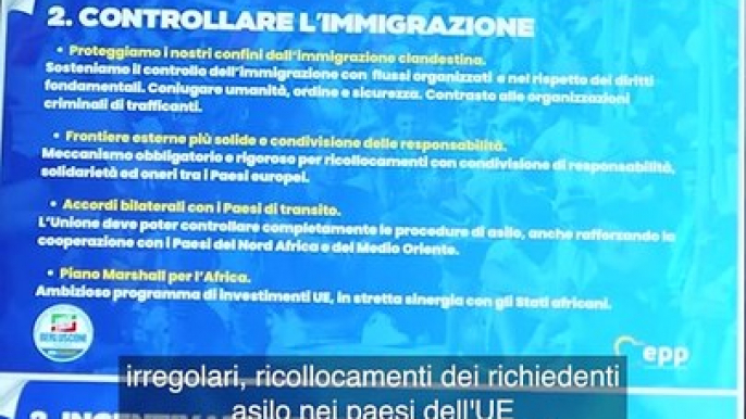 Il programma di Forza Italia alle Elezioni europee 2024