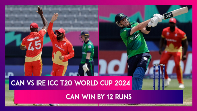 CAN vs IRE ICC T20 World Cup 2024 Stat Highlights: Canada Win First-Ever T20 World Cup Match