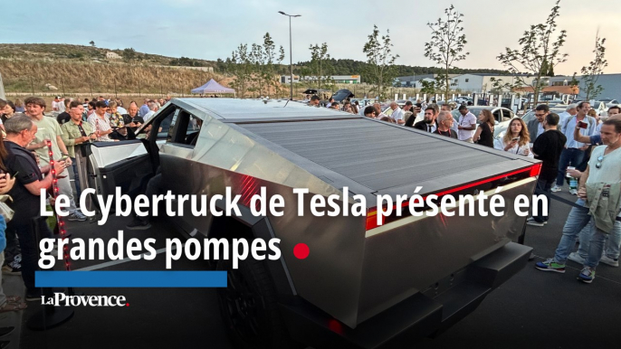 Tesla a présenté le Cybertruck aux Pennes-Mirabeau