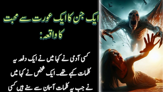 aik jin ka aik aurat sy mohabbat ka waqia || urdu stories || waqiat