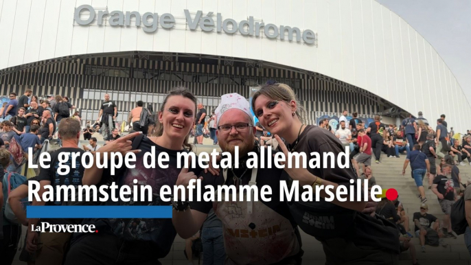 Le groupe de metal allemand Rammstein enflamme Marseille