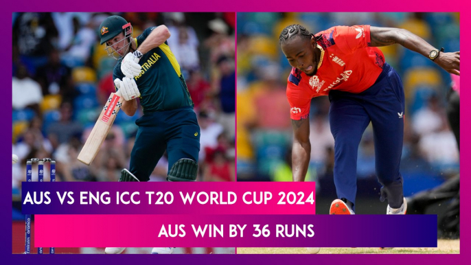 AUS vs ENG ICC T20 World Cup 2024 Stat Highlights: Australia Beat England By 36 Runs