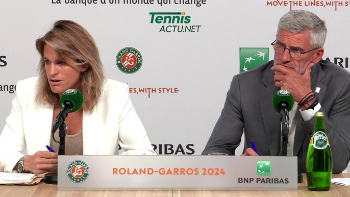Tennis - Roland-Garros 2024 - Amélie Mauresmo and Gilles Moretton : "Empty stands ? Unacceptable and we will find solutions"