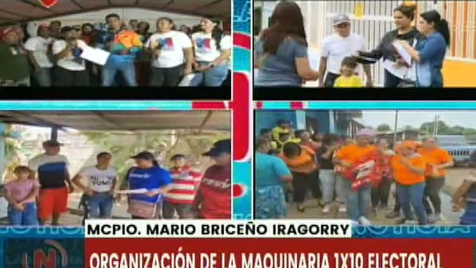 Aragua | UBCH del mcpio. Mario Briceño Iragorry se despliega para la organización del 1X10 electoral