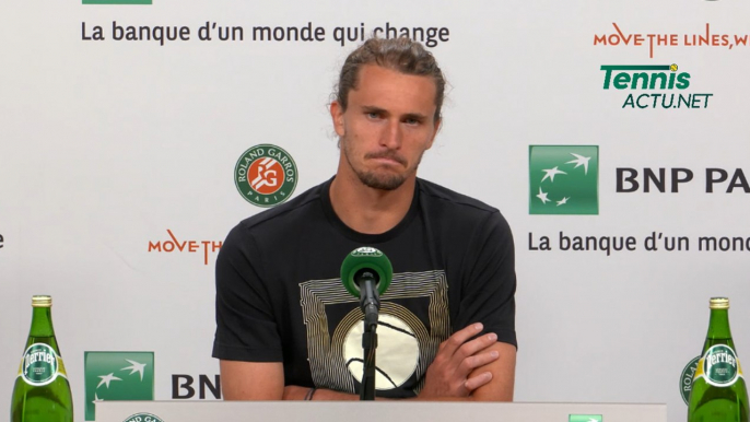 Tennis - Roland-Garros 2024 - Alexander Zverev : "I did everything I could...but Alcaraz is a beast, an animal"