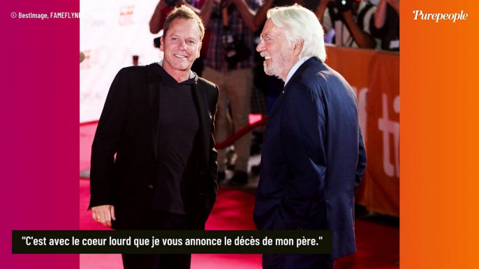 Donald Sutherland (Hunger Games) nous a quittés, son fils Kiefer (24 Heures Chrono) a "le coeur lourd"